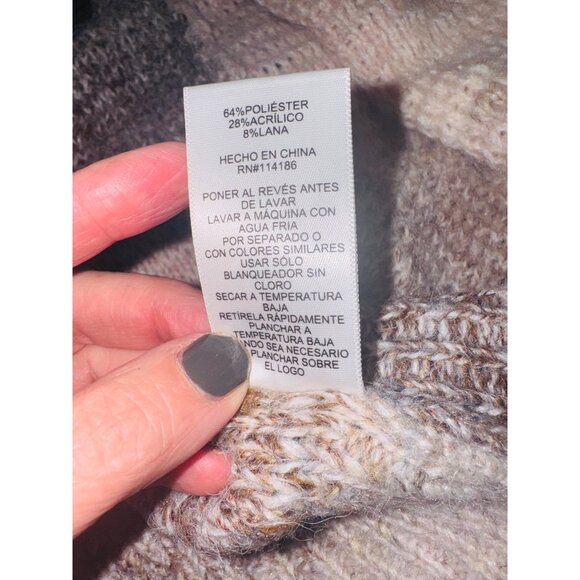 Frye & Co Soft Blush Ombre Fringe Open Cardigan Sweater Coastal Cowgirl Western - Picture 9 of 10